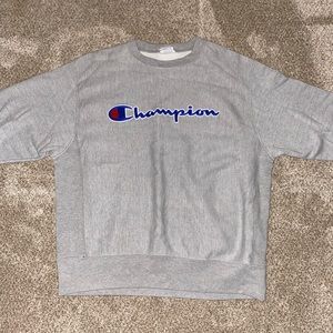 Champion Reverse Weave Sweatshirt ; Size Large